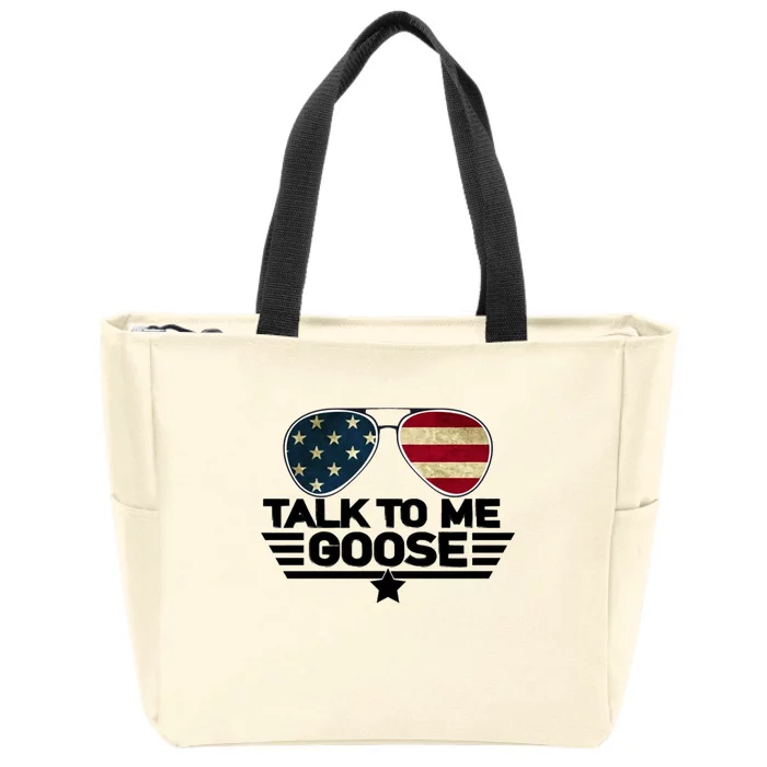 Talk To Me Goose Zip Tote Bag