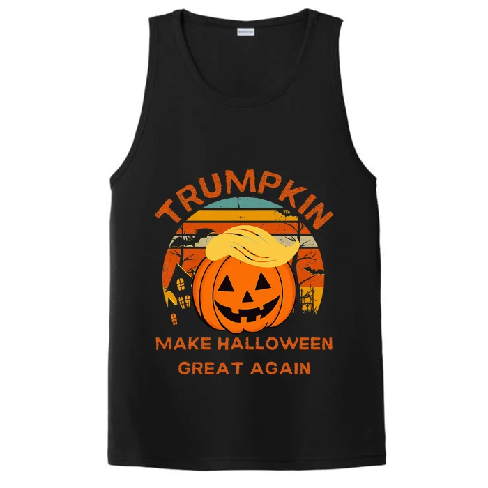 Trumkin Trump Make Halloween Great Again Performance Tank