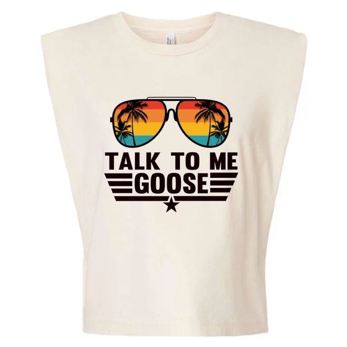 Talk To Me Goose Garment-Dyed Women's Muscle Tee