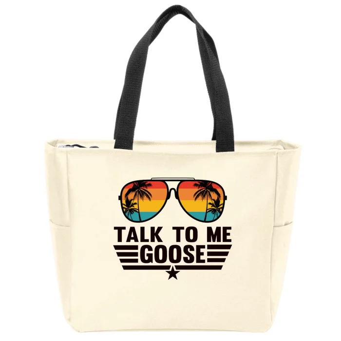 Talk To Me Goose Zip Tote Bag