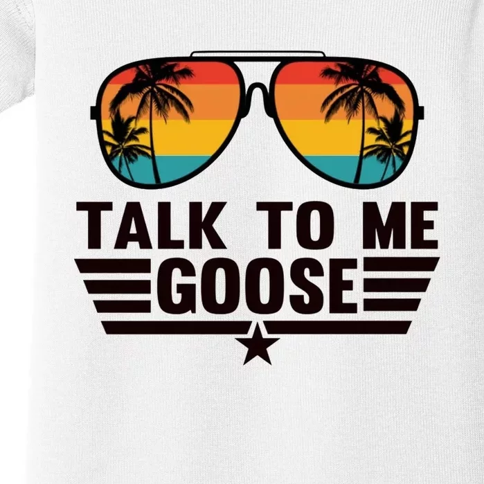 Talk To Me Goose Baby Bodysuit