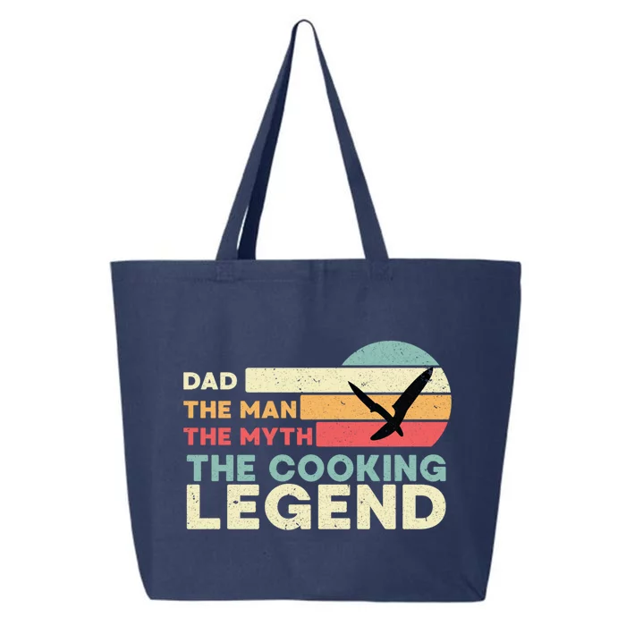 The The Myth The Cooking Legend – Best Cooking Dad Gift 25L Jumbo Tote