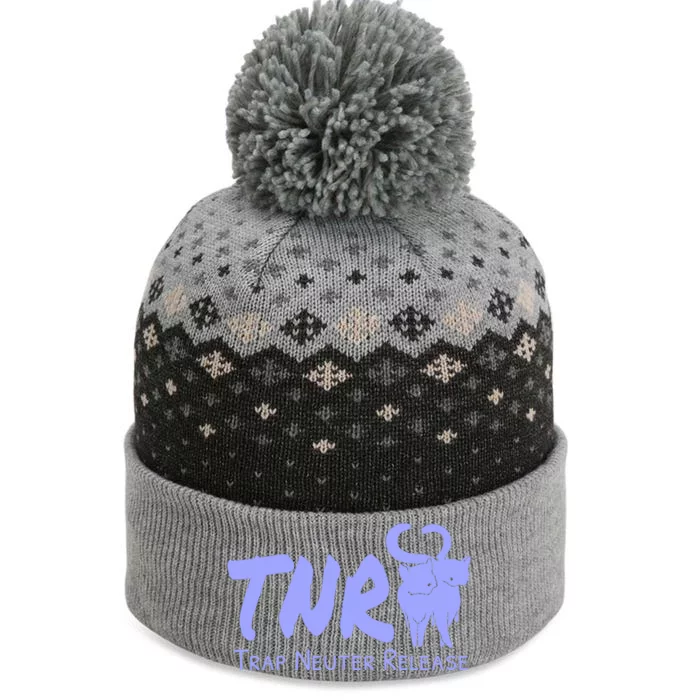 TNR Trap Neuter Release Feral Cat Awareness The Baniff Cuffed Pom Beanie