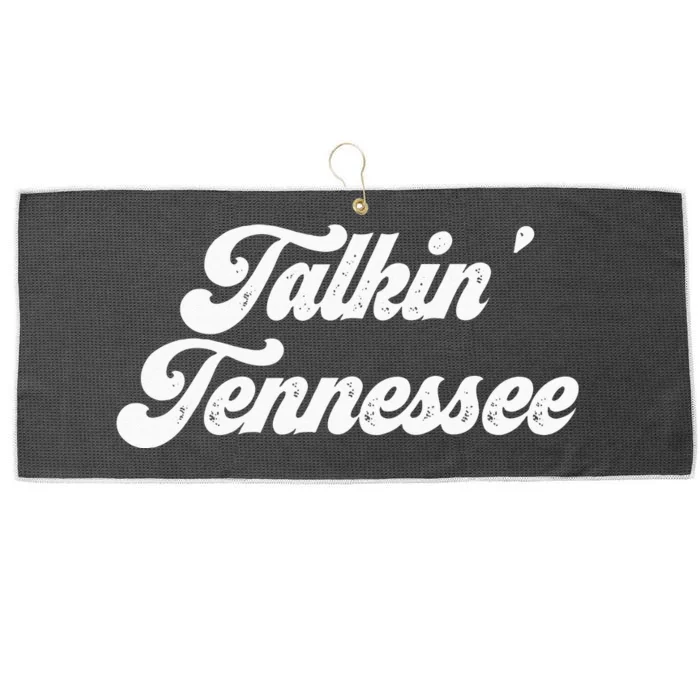 Talkin Tennessee Nashville Tennessee Country Music Lovers Large Microfiber Waffle Golf Towel