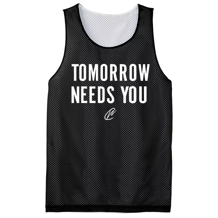 Thecreatingwonders Tomorrow Needs You Mesh Reversible Basketball Jersey Tank