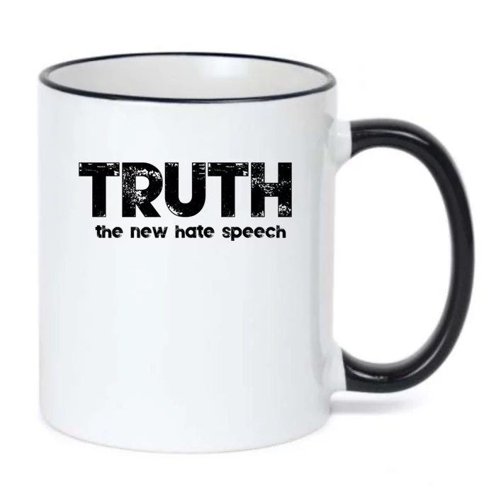 Truth The New Hate Speech Political Correctness Funny Gift Black Color Changing Mug