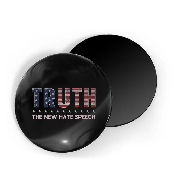 Truth The New Hate Speech Political Correctness Usa Flag Magnet