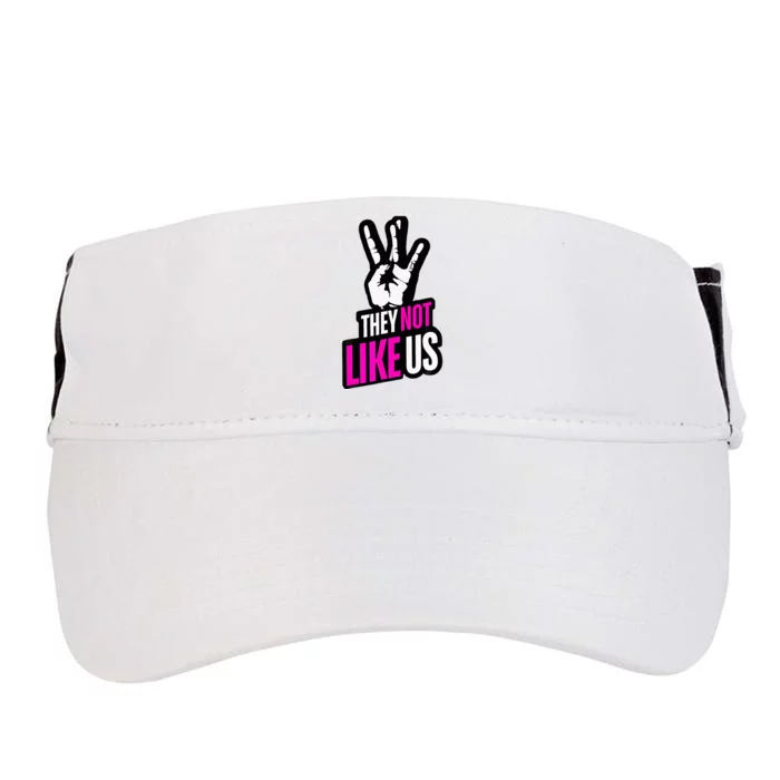 Trendy They Not Like Us For Catchy Music Adult Drive Performance Visor