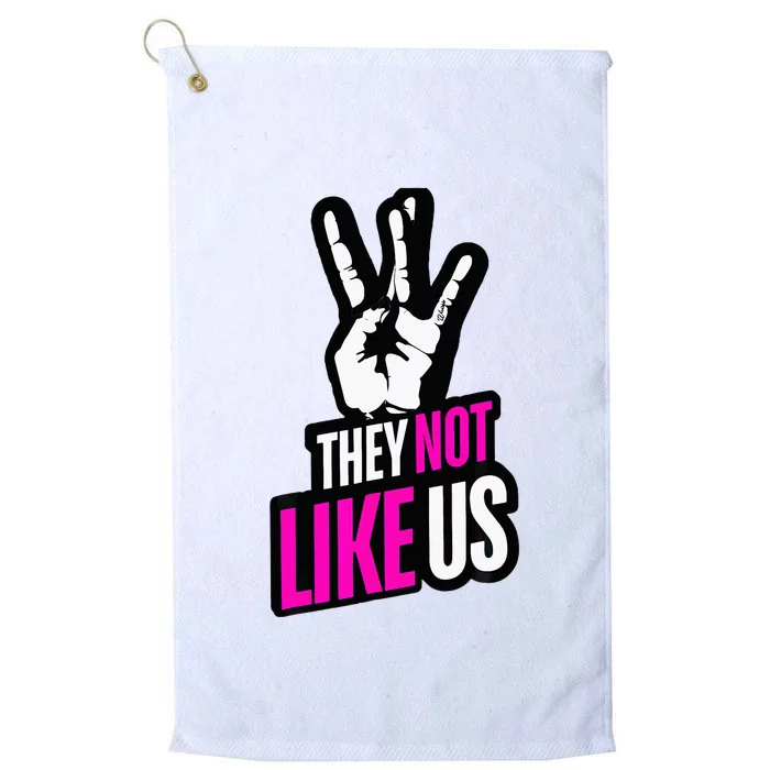 Trendy They Not Like Us For Catchy Music Platinum Collection Golf Towel