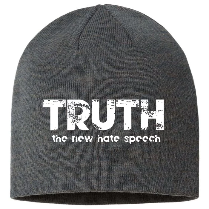 Truth The New Hate Speech 8 1/2in Sustainable Knit Beanie