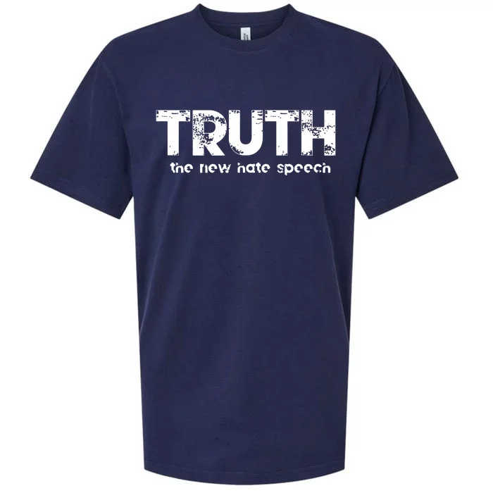 Truth The New Hate Speech Sueded Cloud Jersey T-Shirt