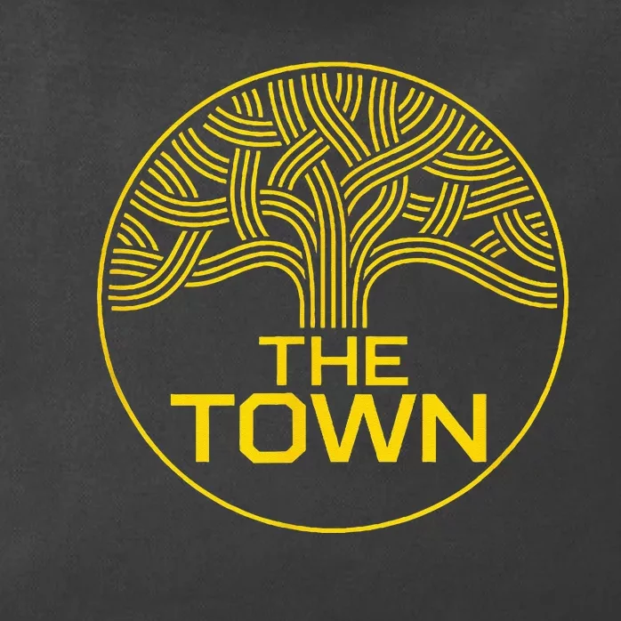 The Town Oak Tree (Yellow) Oakland California Zip Tote Bag