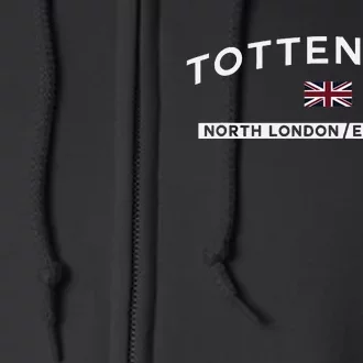 Tottenham Town Of North London England Uk Full Zip Hoodie