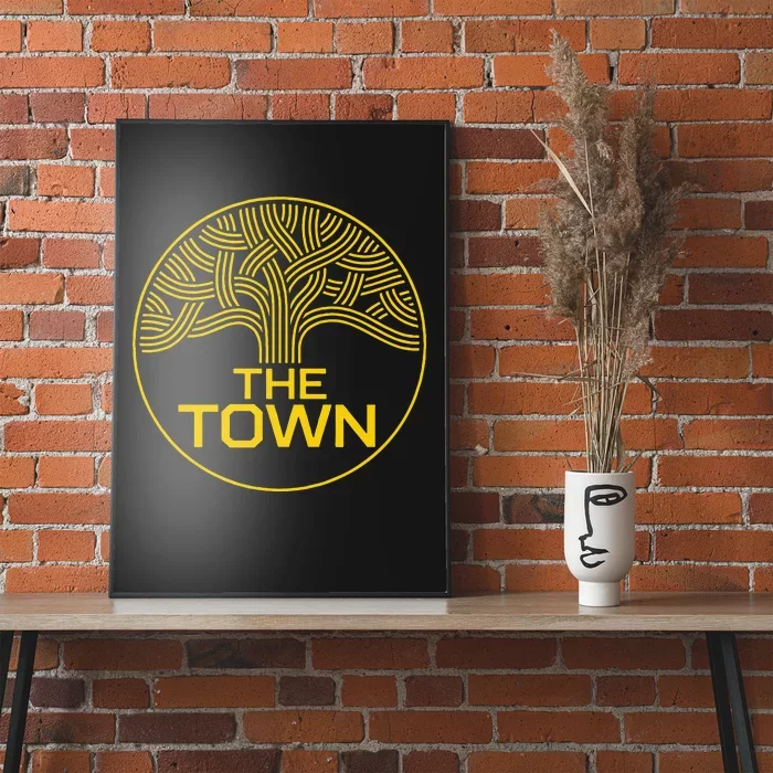 The Town Oak Tree (Yellow) Oakland California Poster