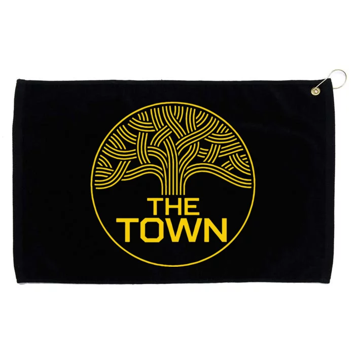 The Town Oak Tree (Yellow) Oakland California Grommeted Golf Towel