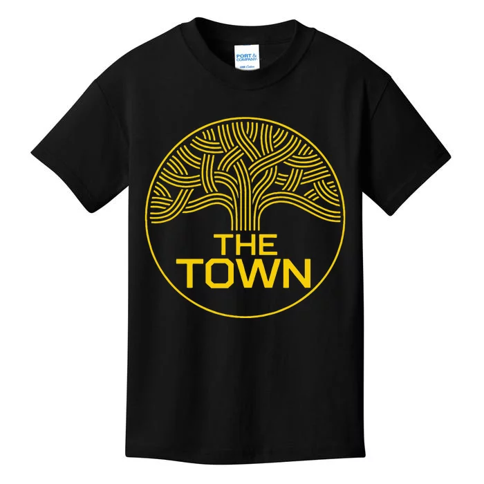 The Town Oak Tree (Yellow) Oakland California Kids T-Shirt