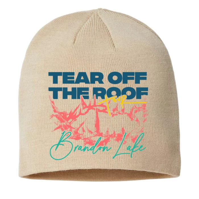 Totr Tear Off The Roof Merch B.R.A.N.D.O.N L.A.K.E 8 1/2in Sustainable Knit Beanie