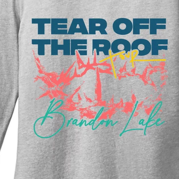 Totr Tear Off The Roof Merch B.R.A.N.D.O.N L.A.K.E Womens CVC Long Sleeve Shirt