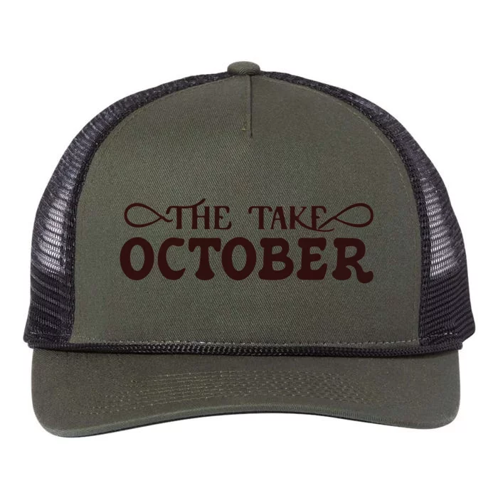 The Take October Retro Rope Trucker Hat Cap