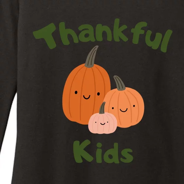 Thankful T One Thankfuls Thanksgiving Fall Design Give Thanks Baby Womens CVC Long Sleeve Shirt