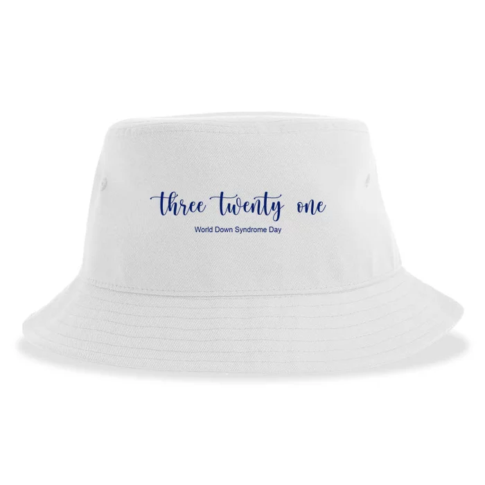 Three Twenty One World Down Syndrome Day Sustainable Bucket Hat