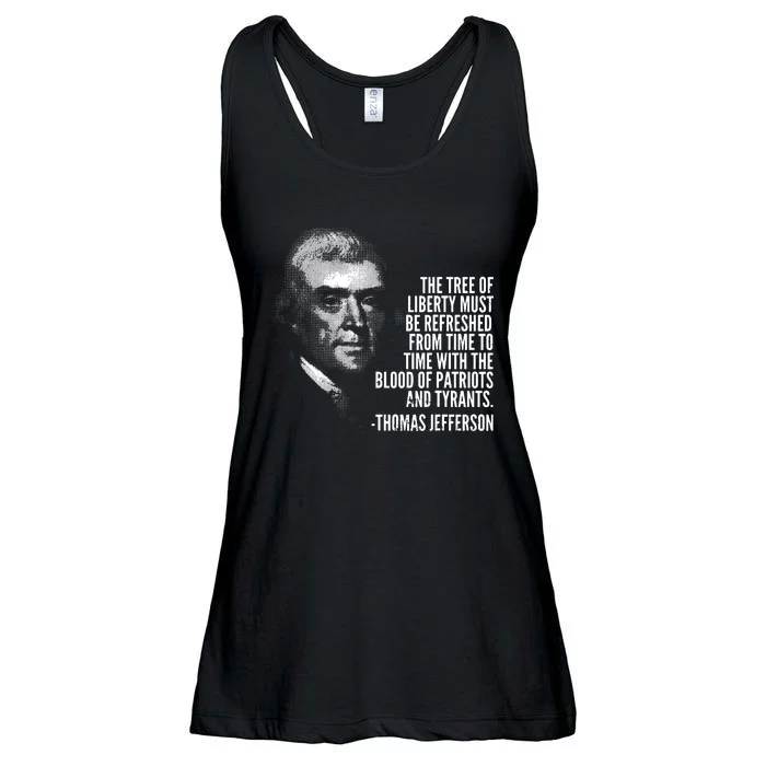 The Tree Of Liberty Thomas Jefferson Quote History Ladies Essential Flowy Tank