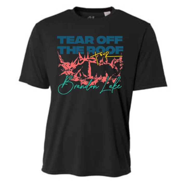 Totr Tear Off The Roof Merch B.R.A.N.D.O.N. L.A.K.E. Cooling Performance Crew T-Shirt