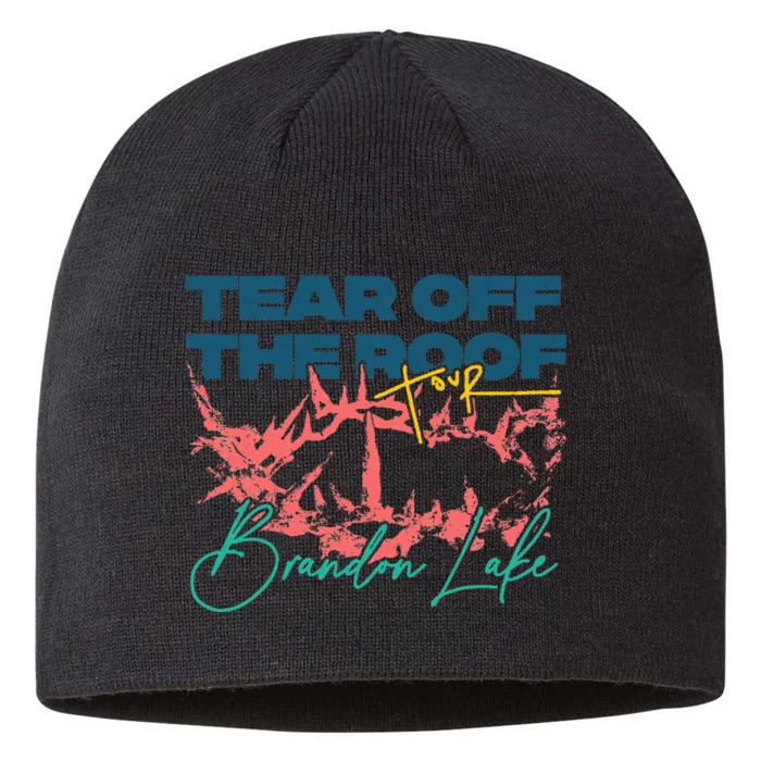 Totr Tear Off The Roof Merch B.R.A.N.D.O.N. L.A.K.E. 8 1/2in Sustainable Knit Beanie