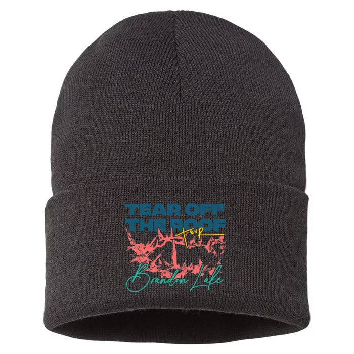 Totr Tear Off The Roof Merch B.R.A.N.D.O.N. L.A.K.E. Sustainable Knit Beanie