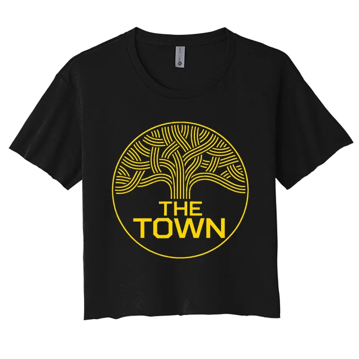 The Town Oak Tree Oakland California Women's Crop Top Tee