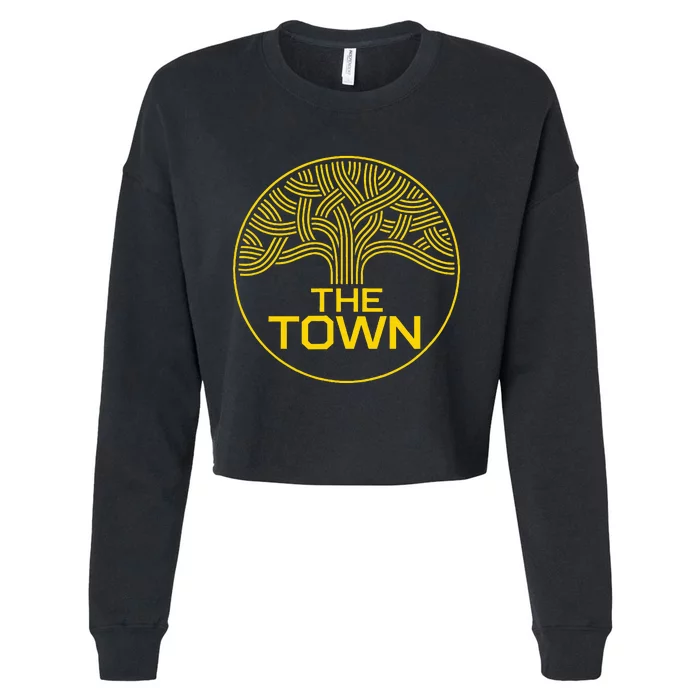 The Town Oak Tree Oakland California Cropped Pullover Crew