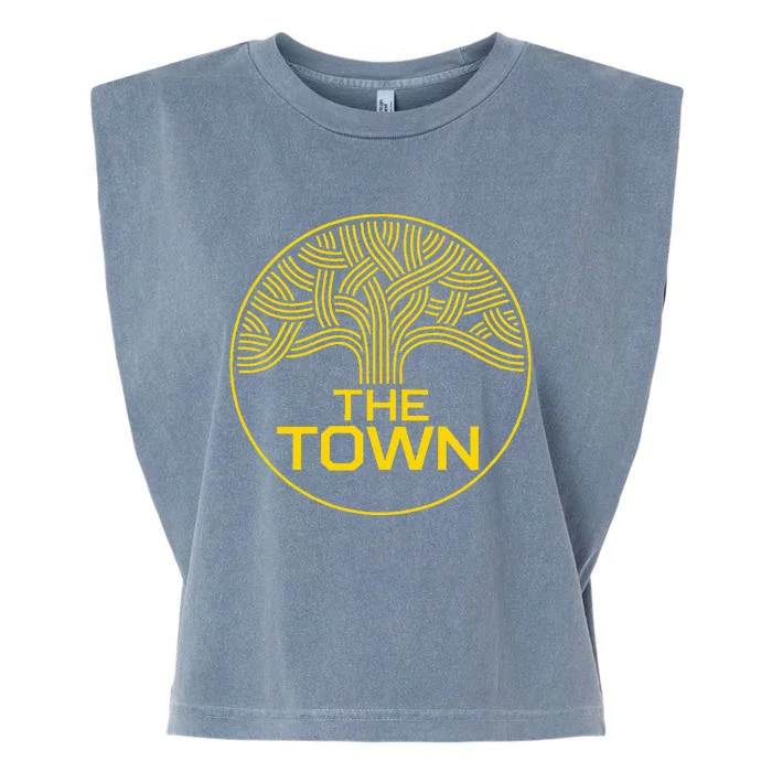 The Town Oak Tree Oakland California Garment-Dyed Women's Muscle Tee