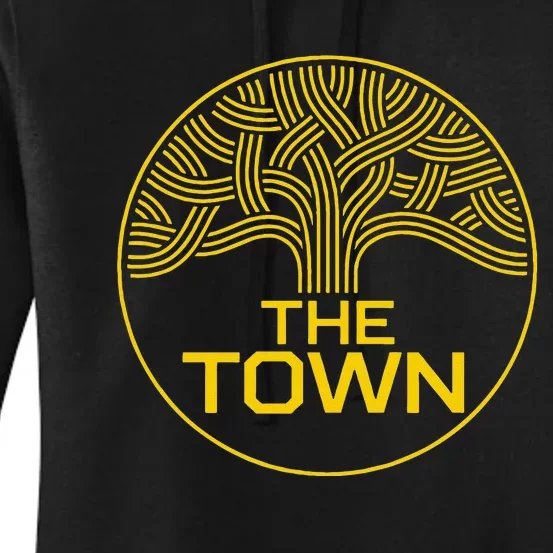 The Town Oak Tree (Yellow) Oakland California Women's Pullover Hoodie