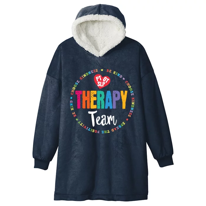 Therapy Team PT OT SLP Physical Occupational Therapist Hooded Wearable Blanket