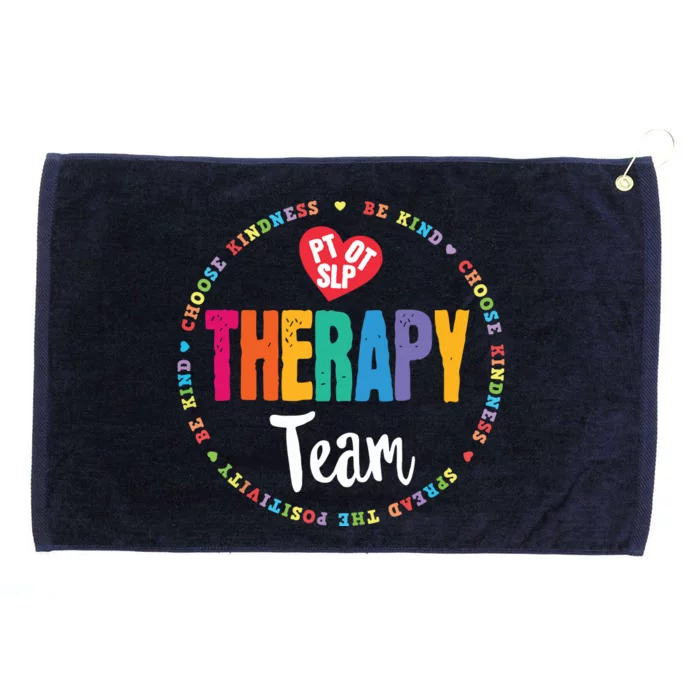 Therapy Team PT OT SLP Physical Occupational Therapist Grommeted Golf Towel