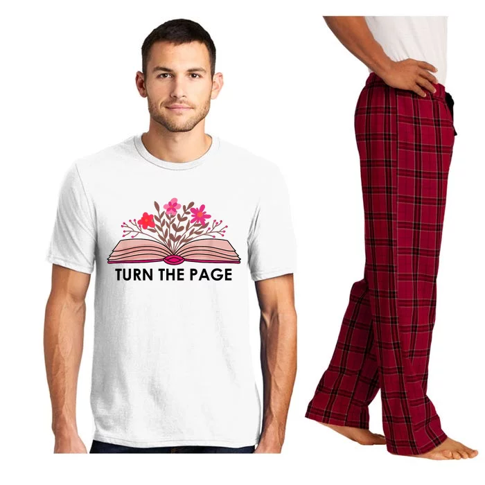 Turn The Page Teacher Floral Book Turn The Page Pajama Set