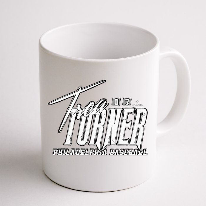 Trea Turner Philadelphia Baseball Rock Front & Back Coffee Mug