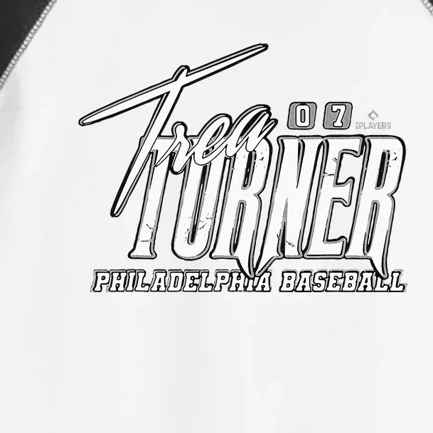 Trea Turner Philadelphia Baseball Rock Toddler Fine Jersey T-Shirt