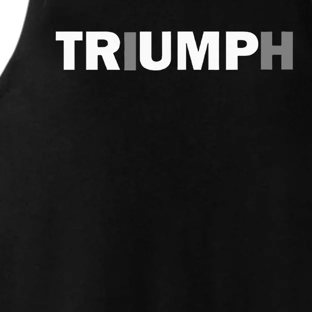 Trump Triumph Patriotic Ladies Tri-Blend Wicking Tank