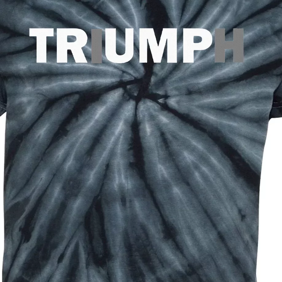 Trump Triumph Patriotic Kids Tie-Dye T-Shirt