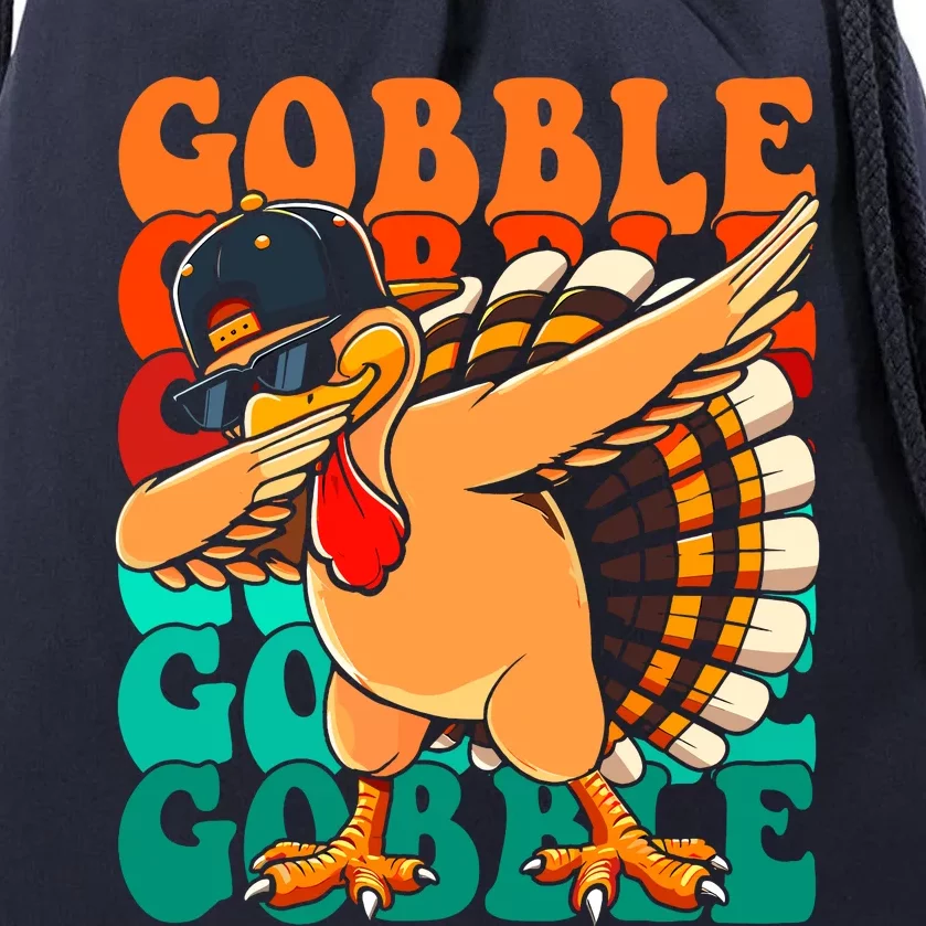 Thanksgiving Turkey Pilgrim Costume For Drawstring Bag