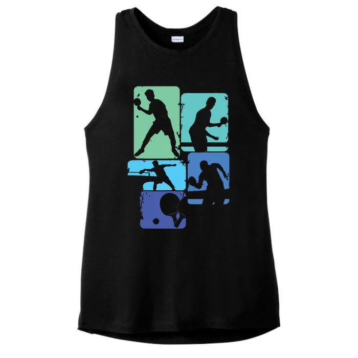 Table Tennis Ping Pong Men Boy Ladies Tri-Blend Wicking Tank