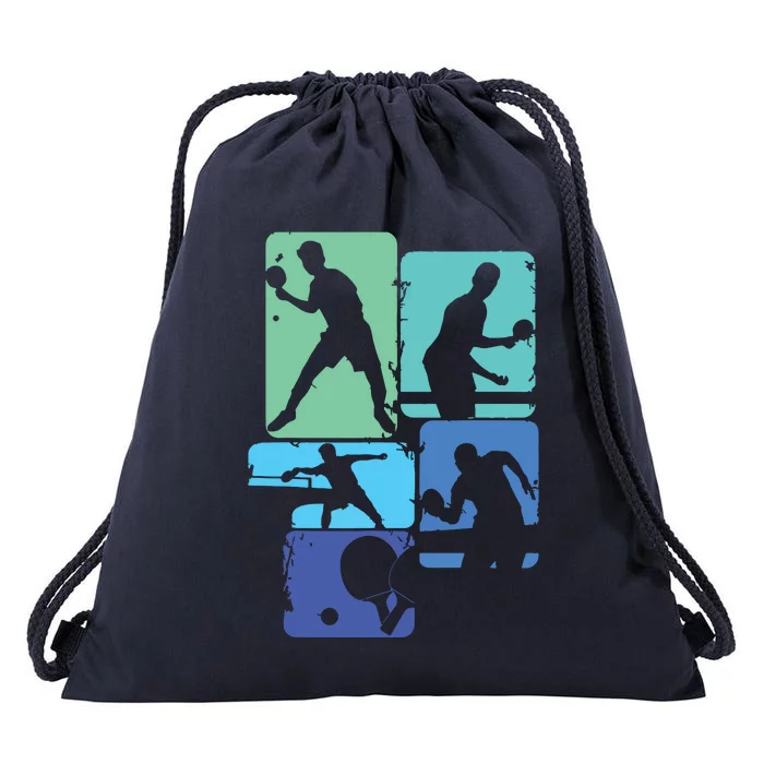 Table Tennis Ping Pong Men Boy Drawstring Bag