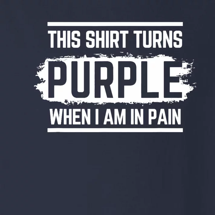 This Turns Purple When I Am In Pain - Chronic Illness Toddler Long Sleeve Shirt