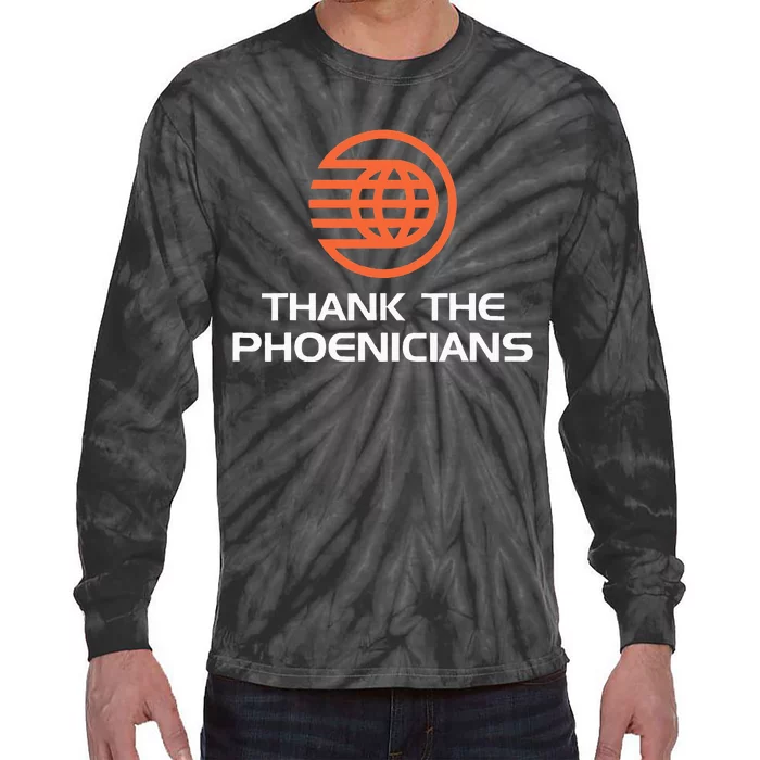 Thank The Phoenicians Tie-Dye Long Sleeve Shirt