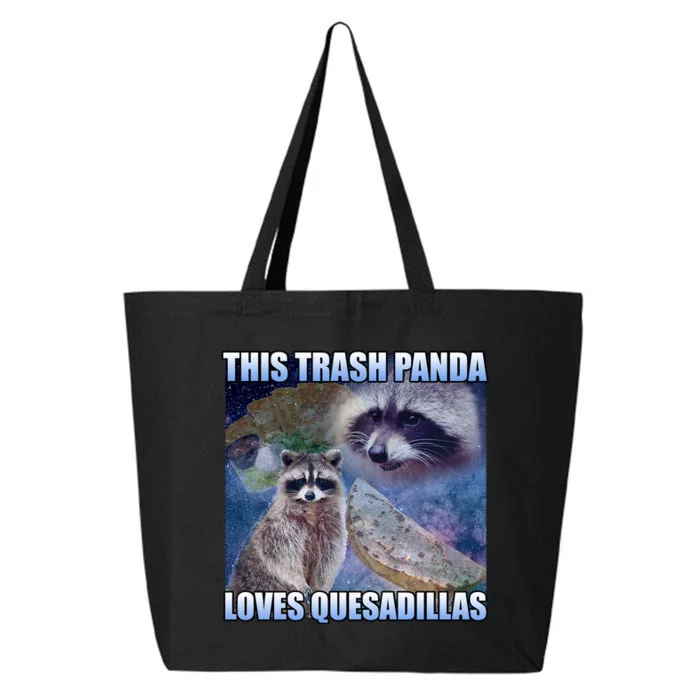 This Trash Panda Loves Quesadillas 25L Jumbo Tote