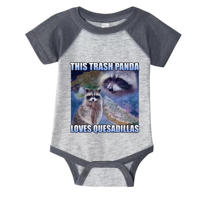 This Trash Panda Loves Quesadillas Infant Baby Jersey Bodysuit