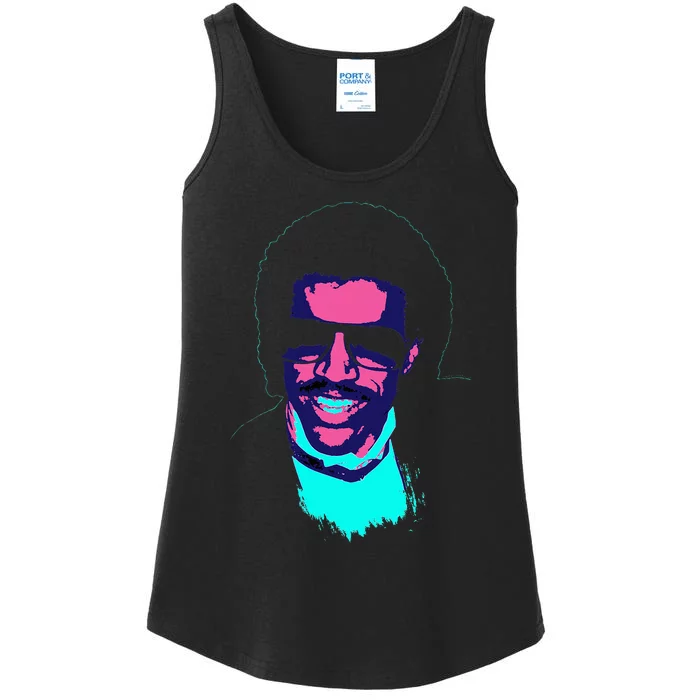 Tv Times Pop Singer Lionel Richie 1985 Pop Ladies Essential Tank