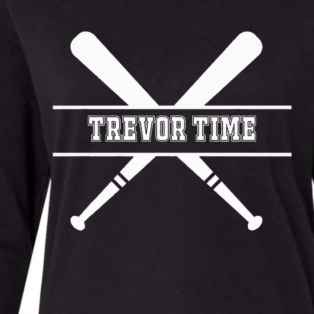 Trevor Time Part 2 Womens Cotton Relaxed Long Sleeve T-Shirt