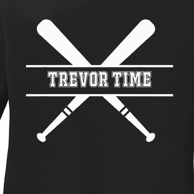 Trevor Time Part 2 Ladies Long Sleeve Shirt